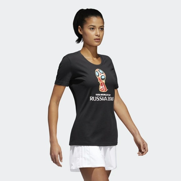 WOMEN'S SOCCER FIFA WORLD CUP EMBLEM TEE DM1301 - Picture 4 of 4